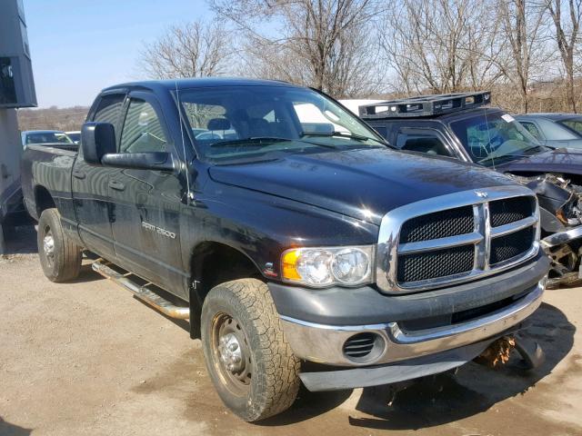 3D7KS28C45G739460 - 2005 DODGE RAM 2500 S BLACK photo 1