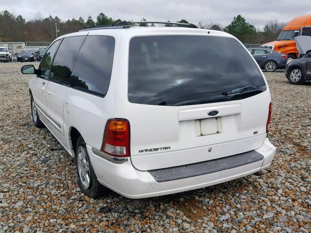 2FMZA52471BB29771 - 2001 FORD WINDSTAR S WHITE photo 3