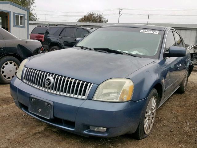 1MEFM421X5G617754 - 2005 MERCURY MONTEGO PR BLUE photo 2