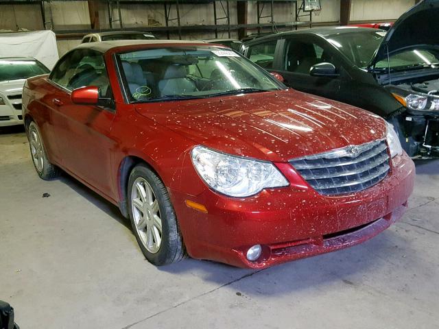 1C3LC55D79N568649 - 2009 CHRYSLER SEBRING TO RED photo 1