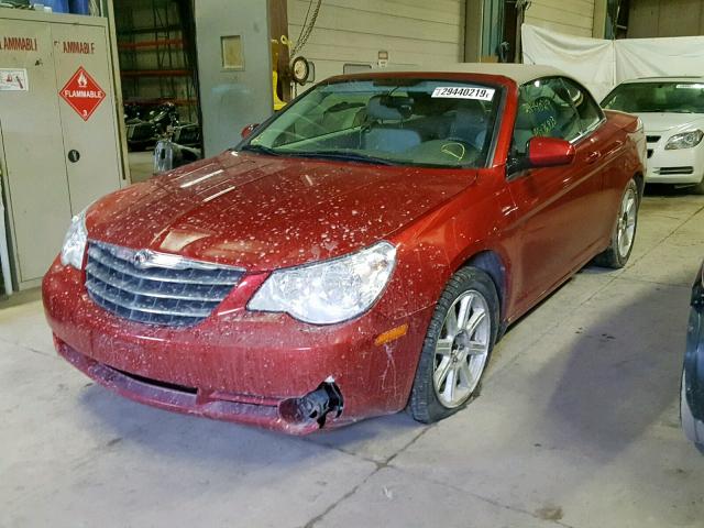 1C3LC55D79N568649 - 2009 CHRYSLER SEBRING TO RED photo 2