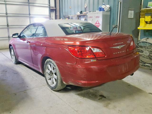 1C3LC55D79N568649 - 2009 CHRYSLER SEBRING TO RED photo 3