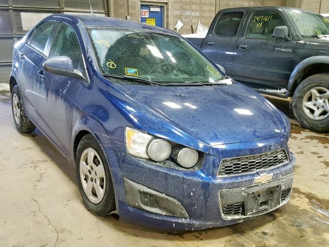 1G1JA5SH7D4152821 - 2013 CHEVROLET SONIC LS BLUE photo 1