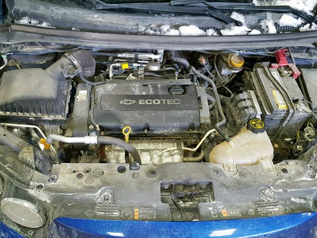 1G1JA5SH7D4152821 - 2013 CHEVROLET SONIC LS BLUE photo 7