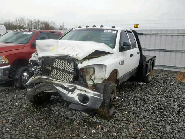 3D6WH48A77G723514 - 2007 DODGE RAM 3500 S WHITE photo 2