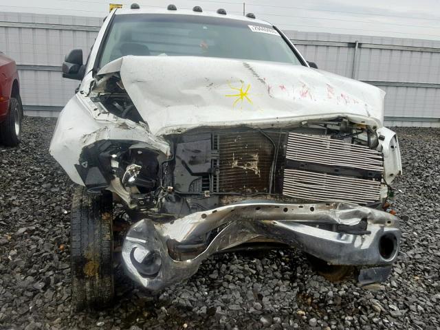 3D6WH48A77G723514 - 2007 DODGE RAM 3500 S WHITE photo 9