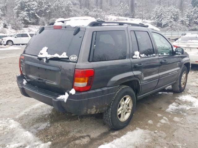 1J4GW48S94C393151 - 2004 JEEP GRAND CHER GRAY photo 4