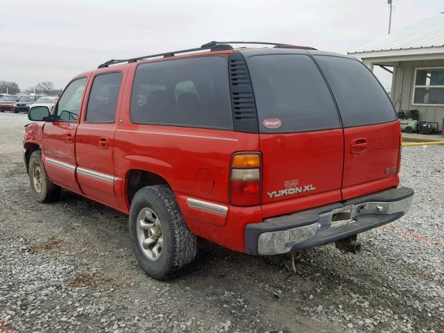 3GKEC16T8YG119706 - 2000 GMC YUKON XL C RED photo 3