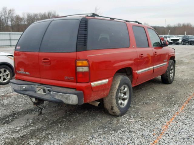 3GKEC16T8YG119706 - 2000 GMC YUKON XL C RED photo 4