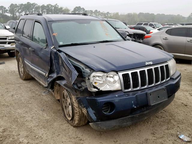 1J4GS48K46C267987 - 2006 JEEP GRAND CHER BLUE photo 1