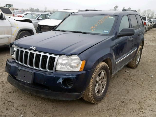 1J4GS48K46C267987 - 2006 JEEP GRAND CHER BLUE photo 2