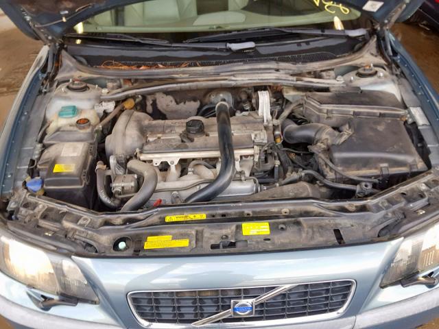 YV1RS59V842361459 - 2004 VOLVO S60 2.5T BLUE photo 7