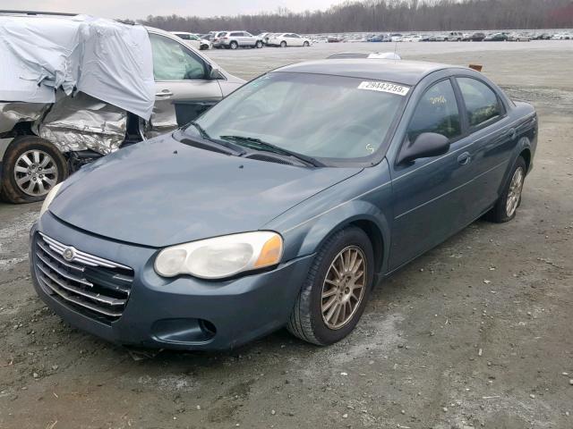 1C3EL56R46N213209 - 2006 CHRYSLER SEBRING TO BLUE photo 2