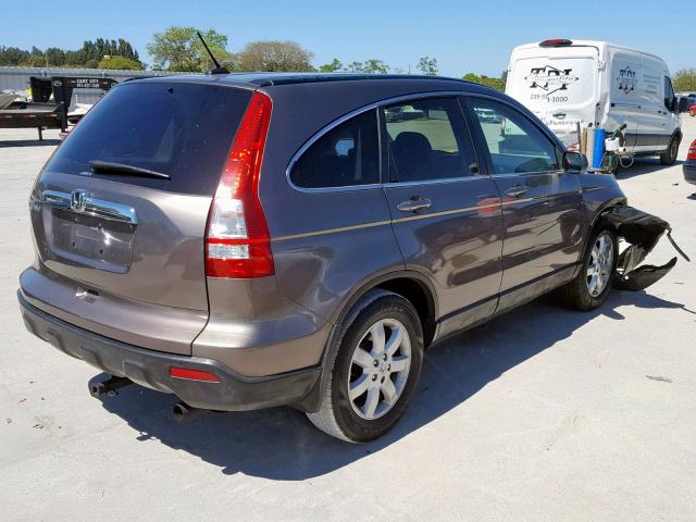 5J6RE48769L014900 - 2009 HONDA CR-V EXL BROWN photo 4