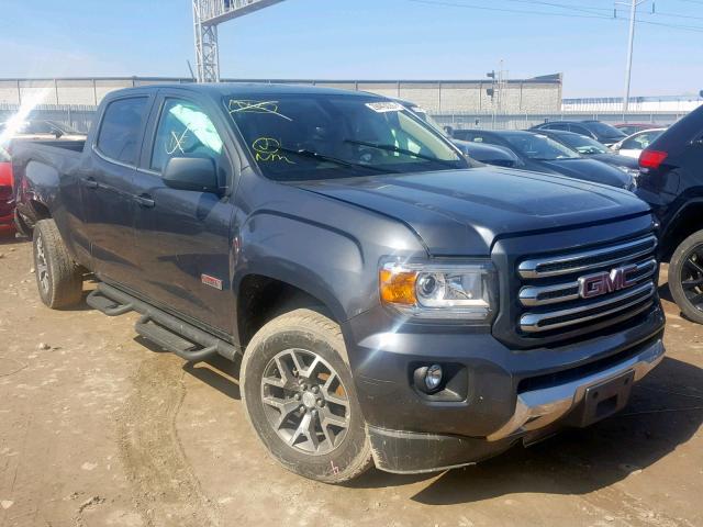 1GTG6CE3XG1156293 - 2016 GMC CANYON SLE GRAY photo 1