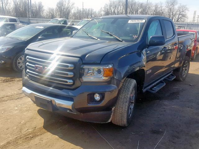 1GTG6CE3XG1156293 - 2016 GMC CANYON SLE GRAY photo 2