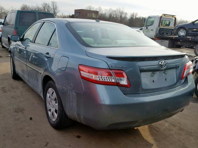 4T1BF3EK5BU589217 - 2011 TOYOTA CAMRY LE A GREEN photo 3