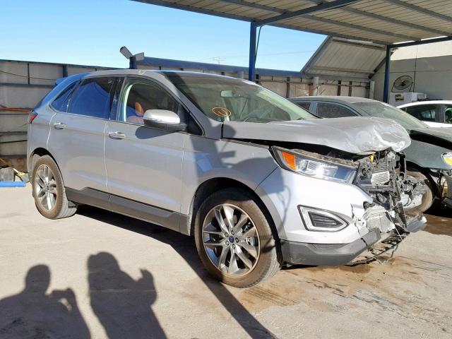 2FMPK3K8XGBB15660 - 2016 FORD EDGE TITAN SILVER photo 1