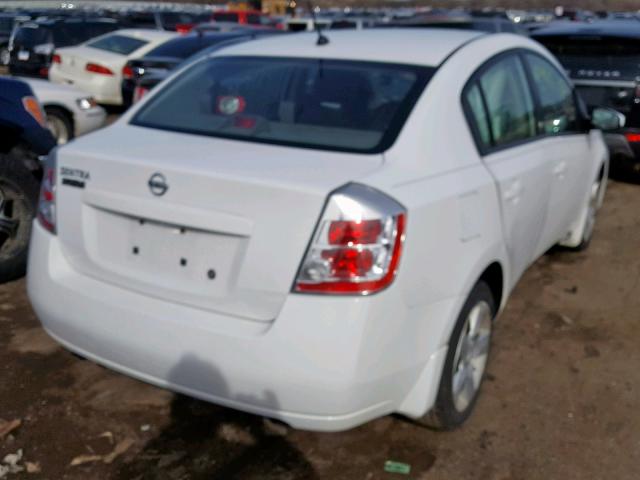 3N1AB61E39L624342 - 2009 NISSAN SENTRA 2.0 WHITE photo 4