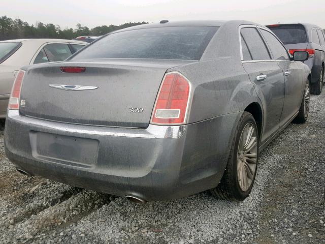 2C3CA5CG5BH593096 - 2011 CHRYSLER 300 LIMITE GRAY photo 4