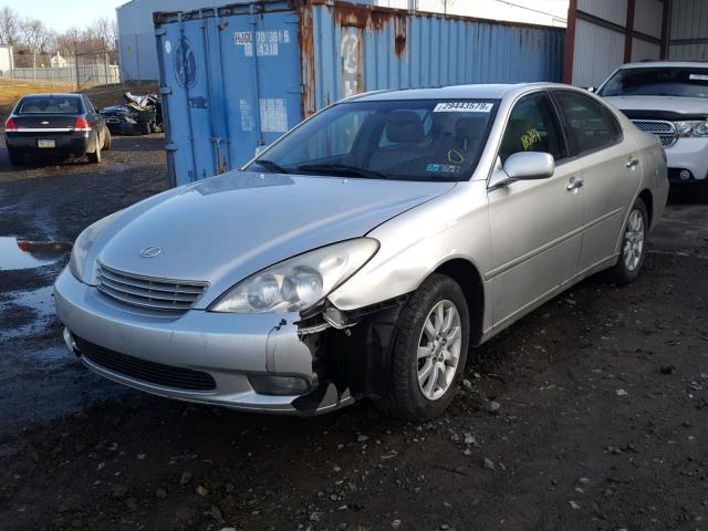 JTHBF30G630109913 - 2003 LEXUS ES 300 SILVER photo 2