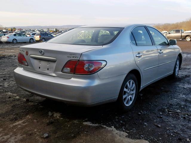 JTHBF30G630109913 - 2003 LEXUS ES 300 SILVER photo 4