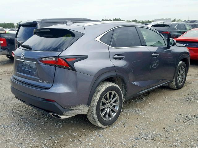 JTJYARBZ2H2056776 - 2017 LEXUS NX 200T GRAY photo 4