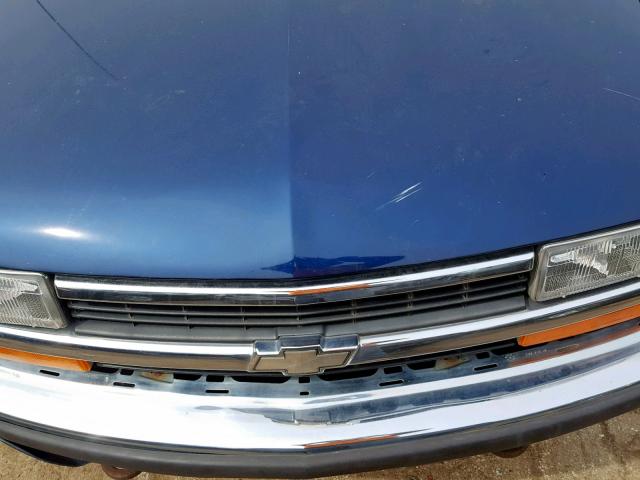 1GNDT13W6YK119385 - 2000 CHEVROLET BLAZER BLUE photo 7