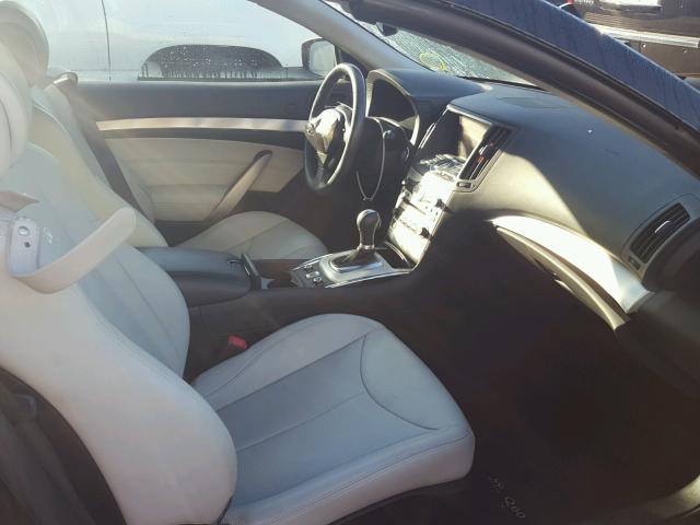 JN1CV6FE3EM902116 - 2014 INFINITI Q60 BASE BLACK photo 5