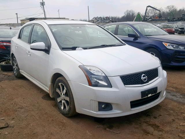 3N1AB6AP1CL641004 - 2012 NISSAN SENTRA 2.0 WHITE photo 1