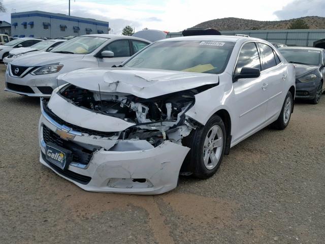 1G11B5SL7FF189408 - 2015 CHEVROLET MALIBU LS WHITE photo 2
