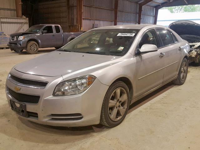 1G1ZD5EU5CF270131 - 2012 CHEVROLET MALIBU 2LT SILVER photo 2