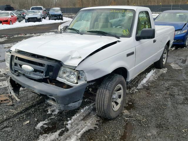 1FTYR10U57PA33241 - 2007 FORD RANGER WHITE photo 2