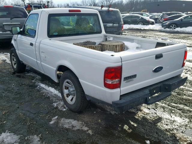 1FTYR10U57PA33241 - 2007 FORD RANGER WHITE photo 3