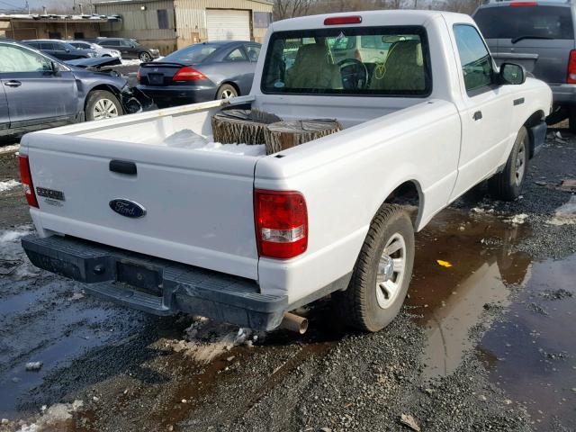 1FTYR10U57PA33241 - 2007 FORD RANGER WHITE photo 4