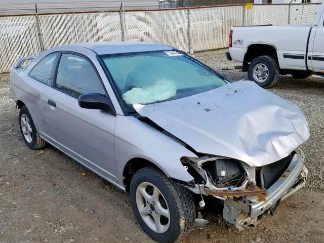 1HGEM21145L076938 - 2005 HONDA CIVIC DX V SILVER photo 1