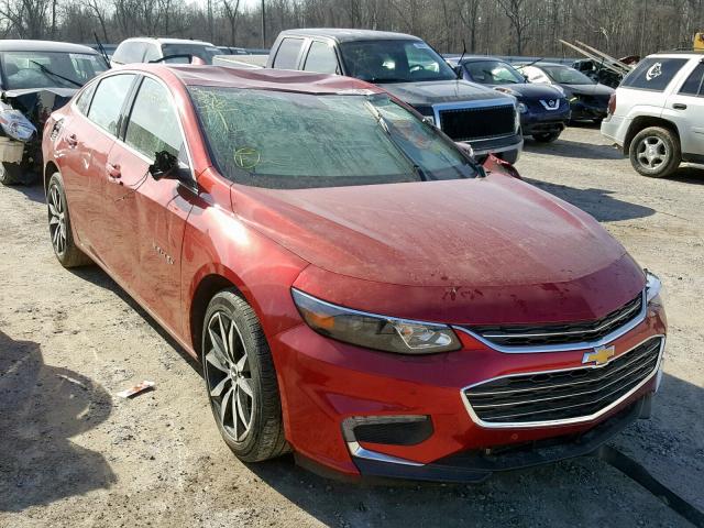 1G1ZF5SX6GF245334 - 2016 CHEVROLET MALIBU LT RED photo 1