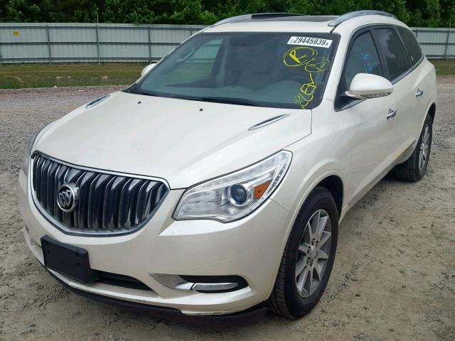 5GAKRBKD8FJ297176 - 2015 BUICK ENCLAVE WHITE photo 2