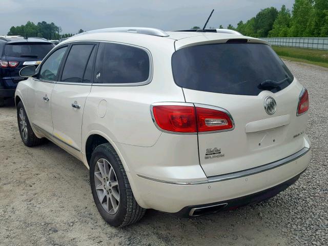 5GAKRBKD8FJ297176 - 2015 BUICK ENCLAVE WHITE photo 3