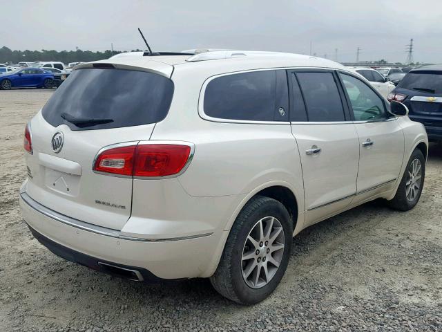 5GAKRBKD8FJ297176 - 2015 BUICK ENCLAVE WHITE photo 4