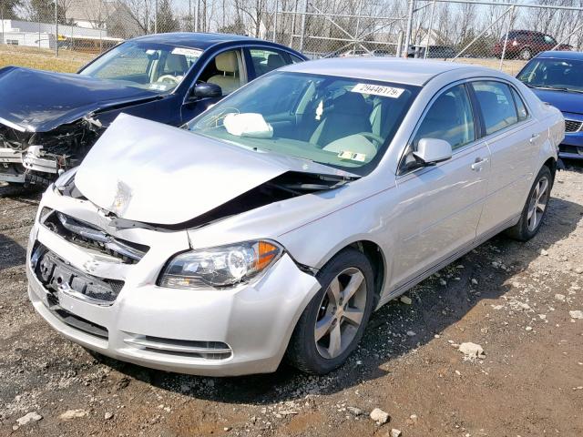 1G1ZH57B194197537 - 2009 CHEVROLET MALIBU 1LT 银色 照片 2