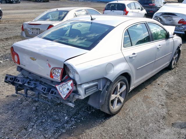 1G1ZH57B194197537 - 2009 CHEVROLET MALIBU 1LT 银色 照片 4