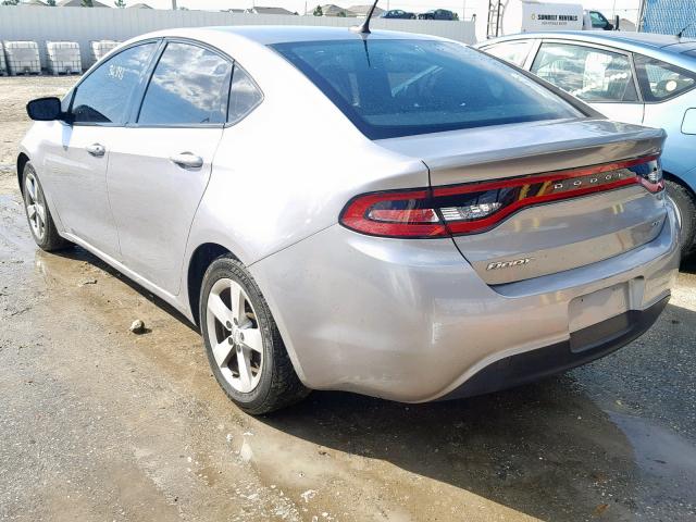 1C3CDFBB3GD538282 - 2016 DODGE DART SXT GRAY photo 3