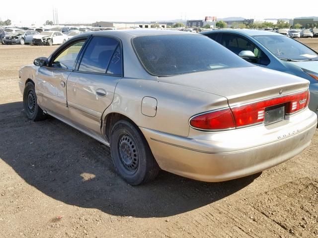 2G4WS52J221221576 - 2002 BUICK CENTURY CU TAN photo 3