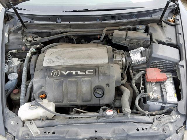 JH4KB16535C003197 - 2005 ACURA RL BLACK photo 7