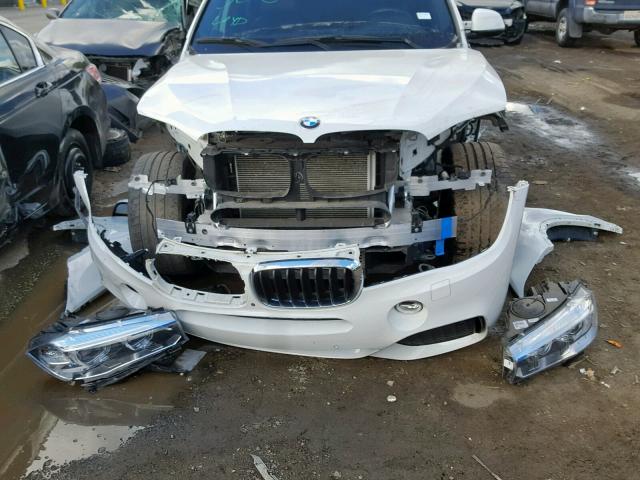 5UXKR0C35H0V80943 - 2017 BMW X5 XDRIVE3 WHITE photo 9