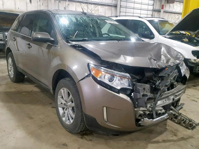 2FMDK4KCXEBA78491 - 2014 FORD EDGE LIMIT GRAY photo 1