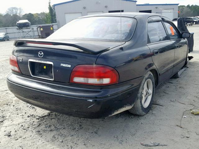 1YVGF22C4W5774239 - 1998 MAZDA 626 DX BLACK photo 4