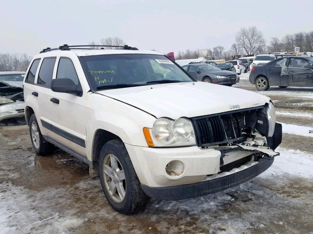 1J4GR48K55C673027 - 2005 JEEP GRAND CHER WHITE photo 1