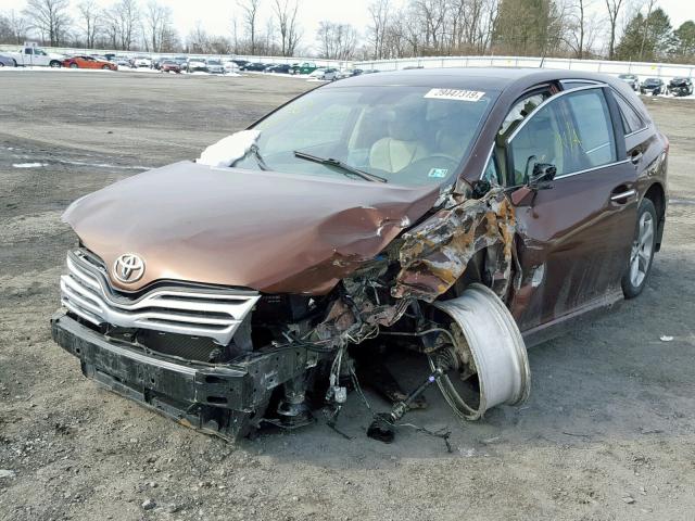 4T3BK3BB5AU041496 - 2010 TOYOTA VENZA BASE BROWN photo 2